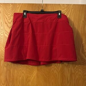 Lululemon red skirt size 16